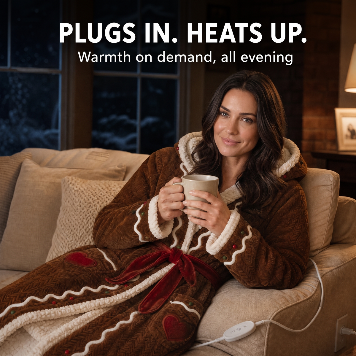 Heated Christmas Robe